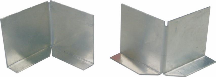 Kiesfangleisteneckverbinder Aluminium